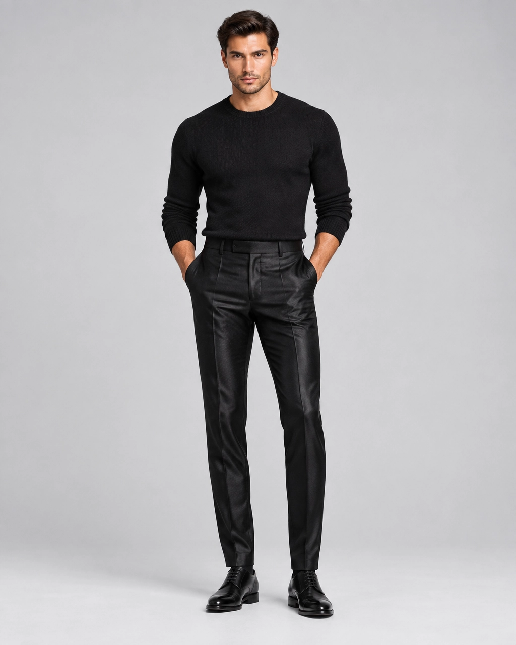 Signature Tailored Trouser — Black - Image 2
